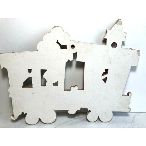 Dolly Toy Co. Nursery Train Wall Hanging Cardboard Heavy Thick set of 4 - Picture 6 of 12